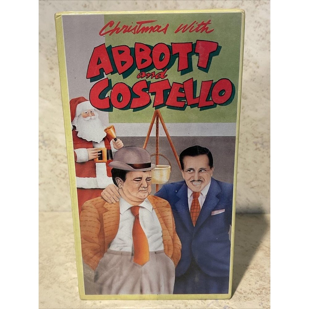 Vintage 1987 Christmas with Abbott and Costello (VHS) 1952 Colgate Comedy Hour